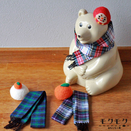 しろくま貯金箱 お正月 鏡もち サイズ比較 しろくま貯金箱 お正月 鏡もち サイズ比較 しろくま貯金箱 お正月