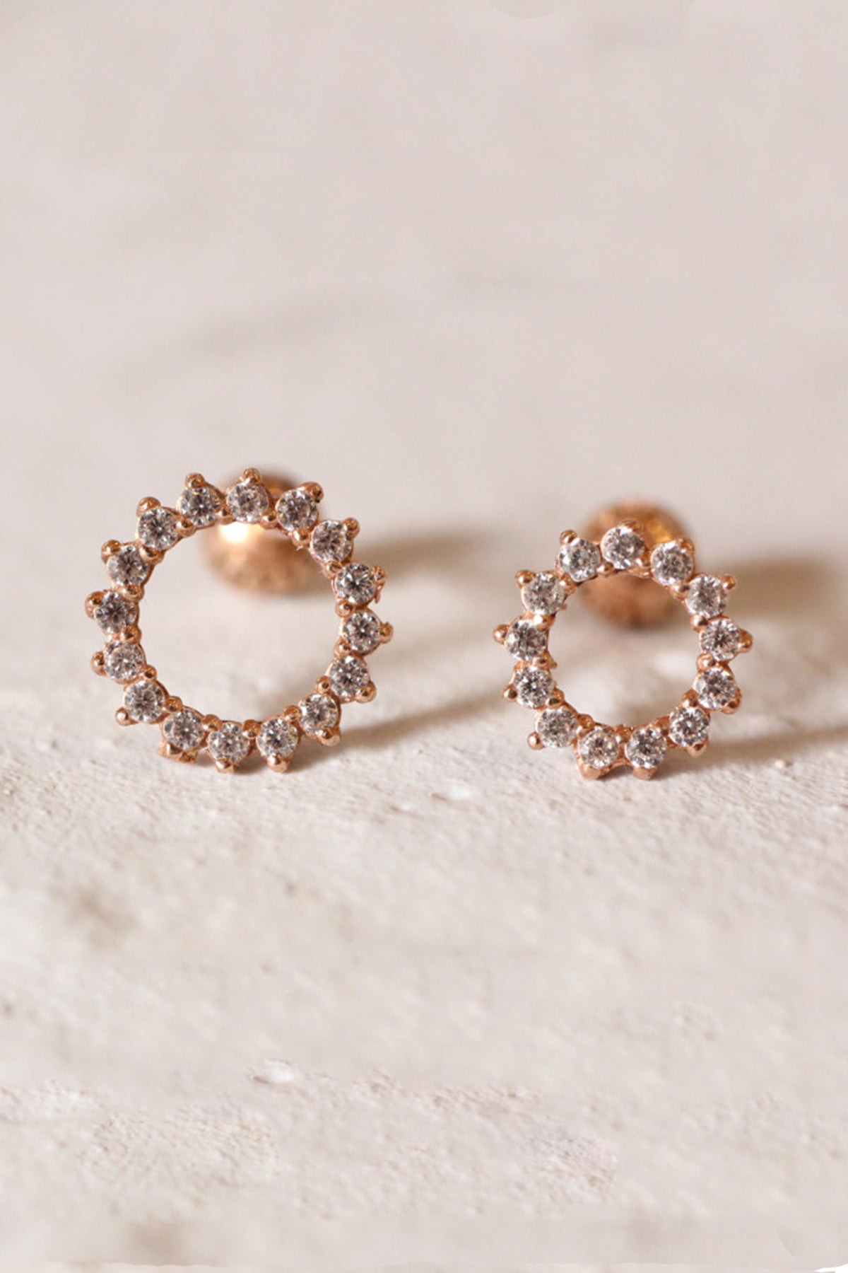 14K金 ゴールド ラウンド ヘリックス 軟骨 アンチトラガス アウター インナーコンク イヤリング ピアス ラブレット