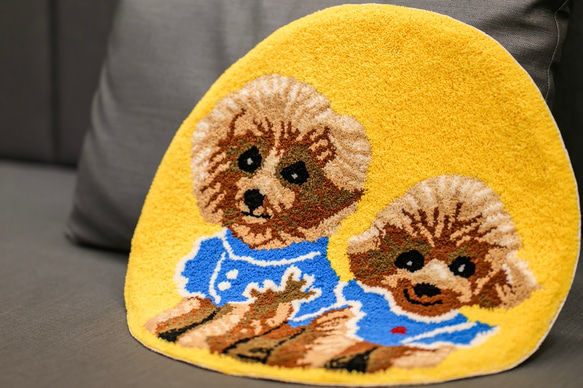 あなたの愛犬、愛猫ラグマットにしませんか？？タフティングオーダーメイド あなたの愛犬、愛猫ラグマットにしませんか？？タフティングオーダー