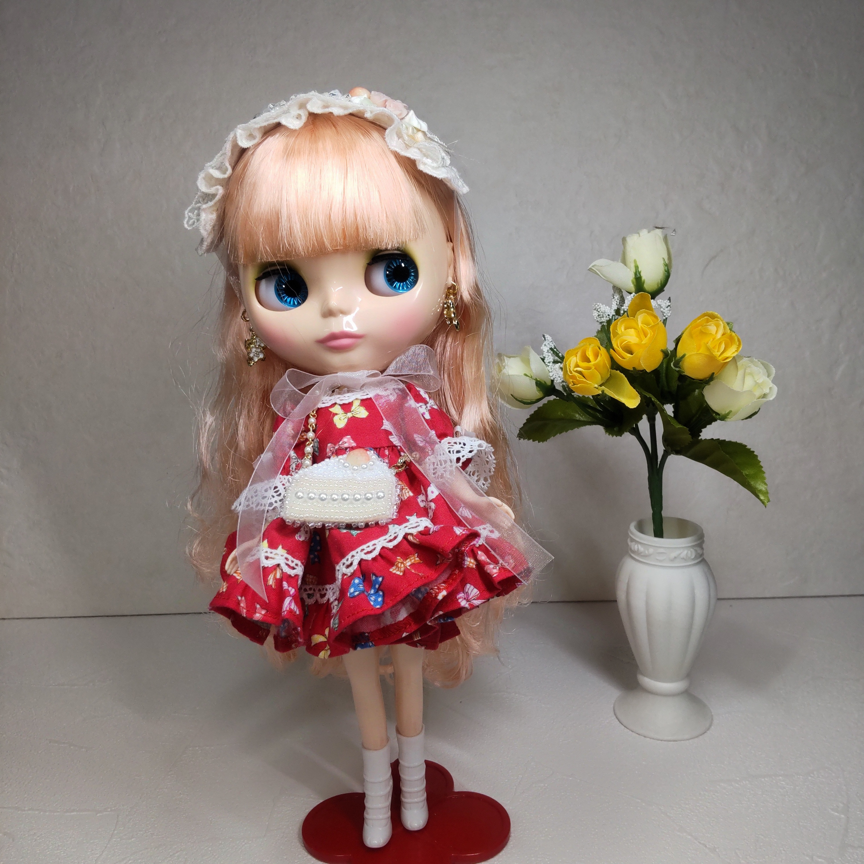 ブライスちゃん リボンフリルワンピース  5set