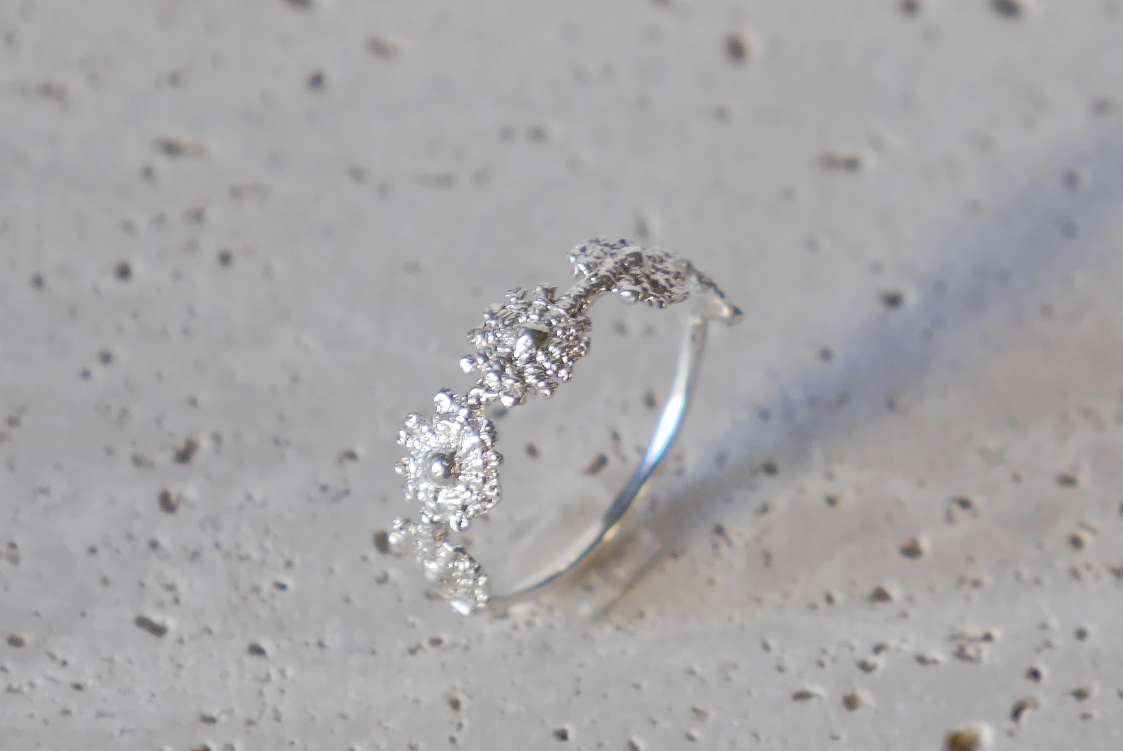 Flower lace ring★（sv925）