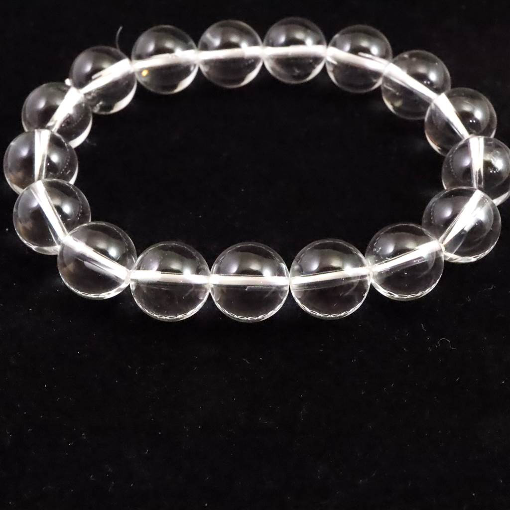 レムリアンシード 水晶 AAA 12.5mmブレスレット 保証書付  48.12g #14696