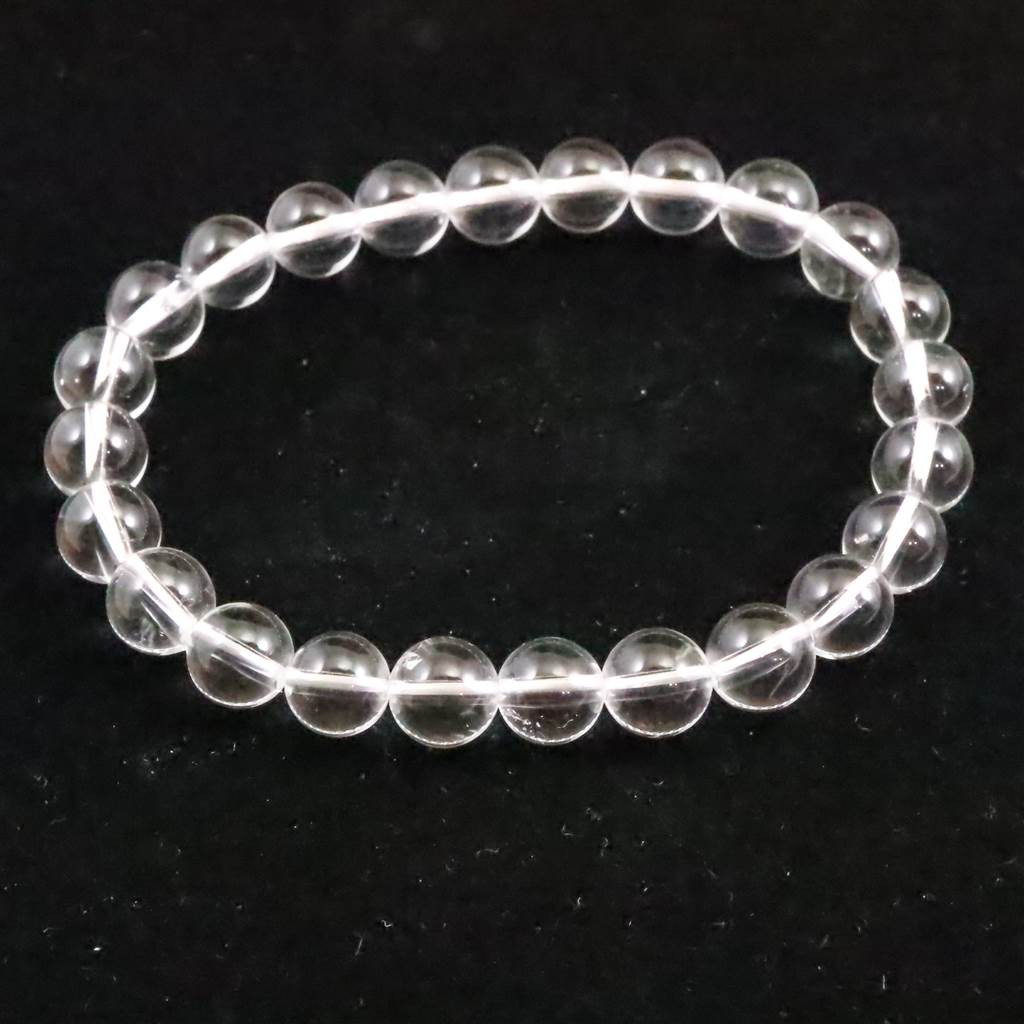 レムリアンシード 水晶 AAA 8mmブレスレット 保証書付  19.00g #73758