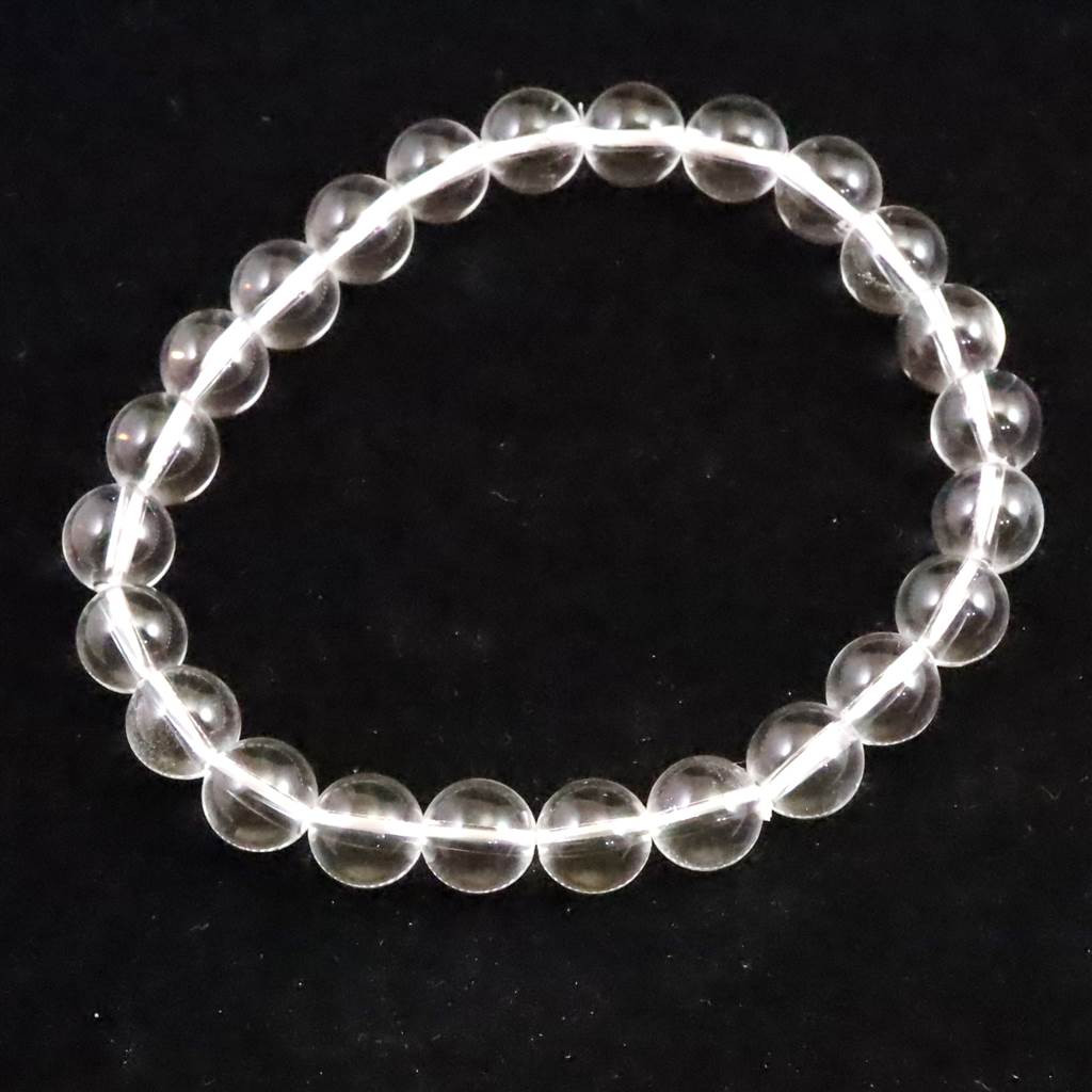 レムリアンシード 水晶 AAA 8mmブレスレット 保証書付  17.53g #41332