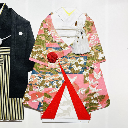 着物のお祝い袋766 ご祝儀袋 ペア 鶴 松 梅 桜 ご祝儀袋・袱紗（ふくさ