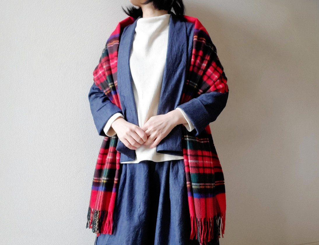 着回せる♡岡山デニム♡ゆったりなのにすっきり見えて楽ちん♪大人の柔らかジャケットwool &cotton セットアップも