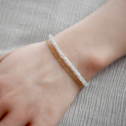 優雅閃耀◇白鋯石手鍊◇K14GF 第1張的照片