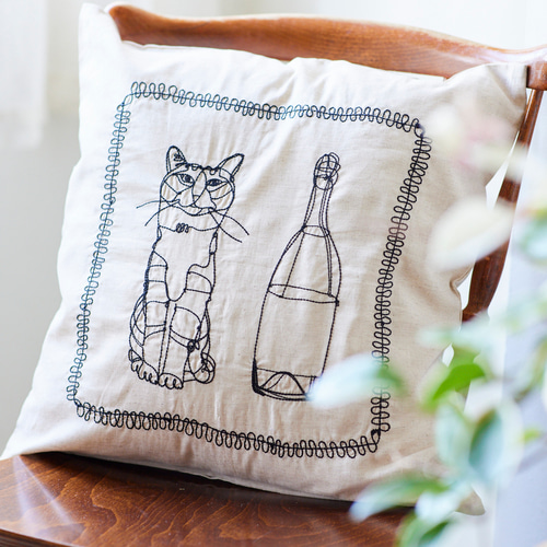 ＋HAyU fabric - Cushion Cover - クッションカバー（TCJG-1088