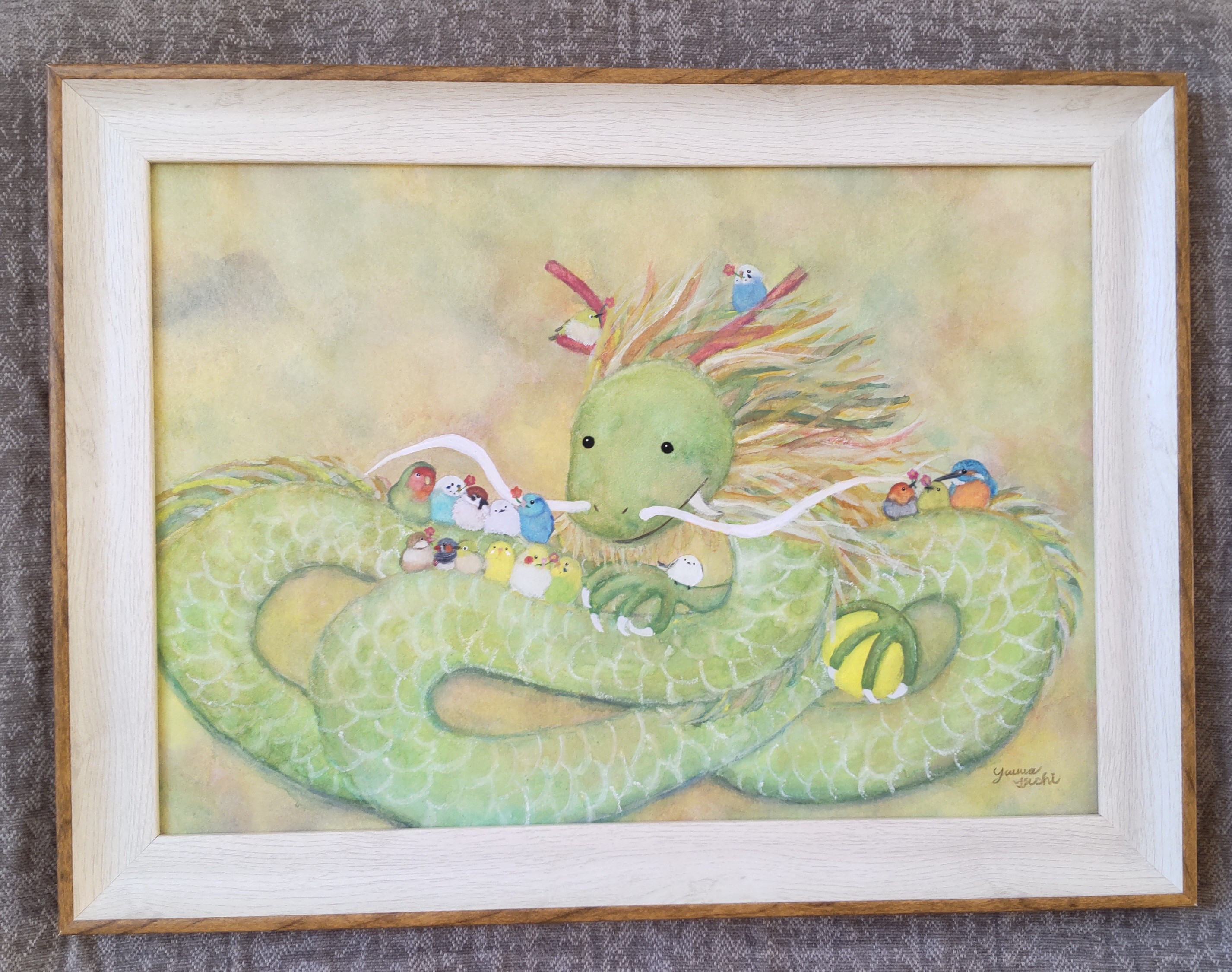 インコ 絵画 手描き 大型 額縁 インコ 絵画 手描き 大型 額縁 インコ 絵画 手描き 大型 額縁