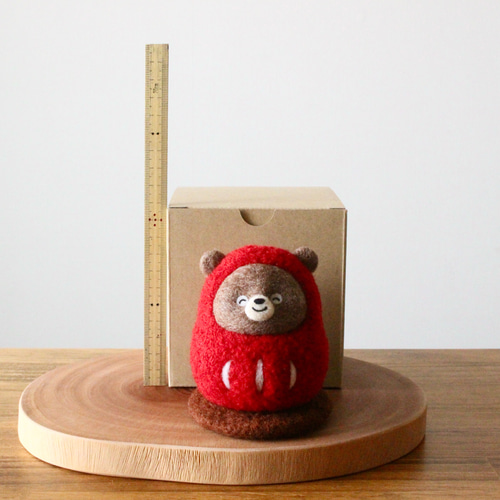 にっこりくまだるまさん 羊毛フェルト pecoddy（ペコディ） 通販