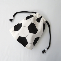 給食袋コップ入れ２枚セット   サッカーボール柄× 給食袋コップ入れ2枚セット サッカーボール柄× 給食袋コップ入れ2