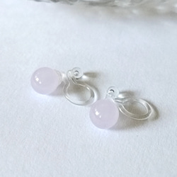 ハックマナイト　カルセドニー　ハンドメイド　ピアス　天然石　イヤリング　チャーム sale23-2.jpg