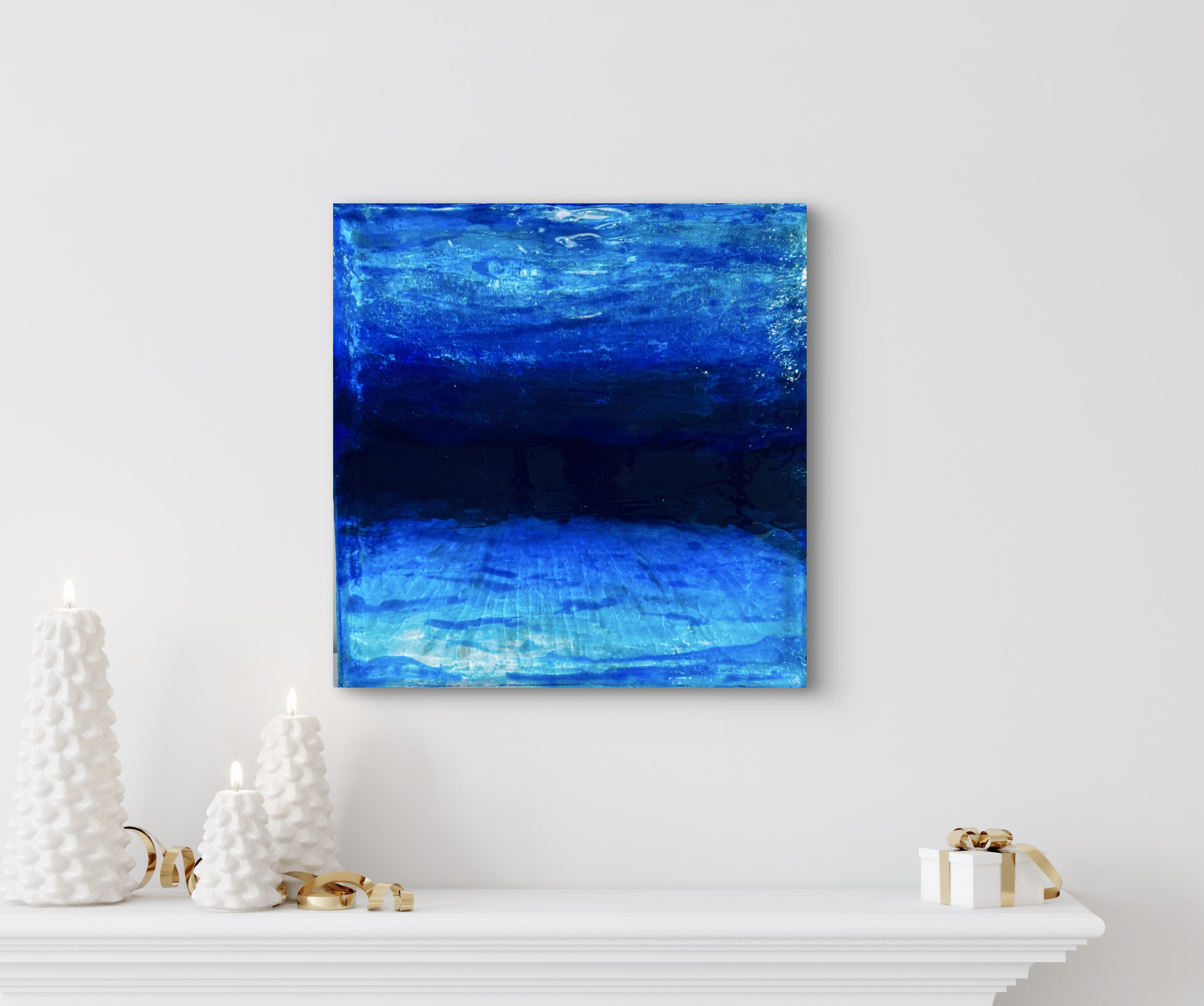 現品有り　Yuji hamamura現画販売　 NO.6ー　深閑〜shinkan〜  FS8号　45×45cm