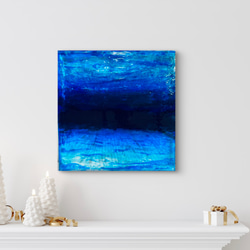 受注制作品】ワイドサイズ 60cm x 30cm 木製パネル オーシャンレジン