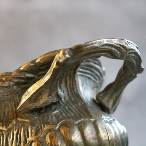 真鍮製 ロココ調 アンティーク ジャルニディエール プランターポット