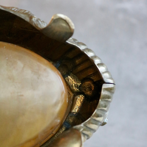 真鍮製 ロココ調 アンティーク ジャルニディエール プランターポット