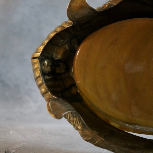 真鍮製 ロココ調 アンティーク ジャルニディエール プランターポット