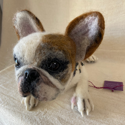 フレンチブルドッグ 羊毛フェルト 愛犬 羊毛 うちの子 羊毛