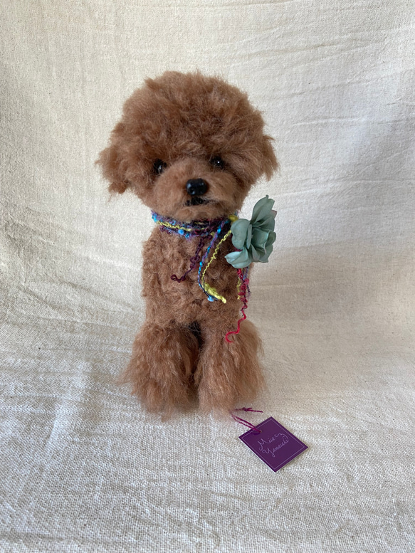 トイプードル といぷーどる 羊毛フェルト 羊毛 愛犬 羊毛