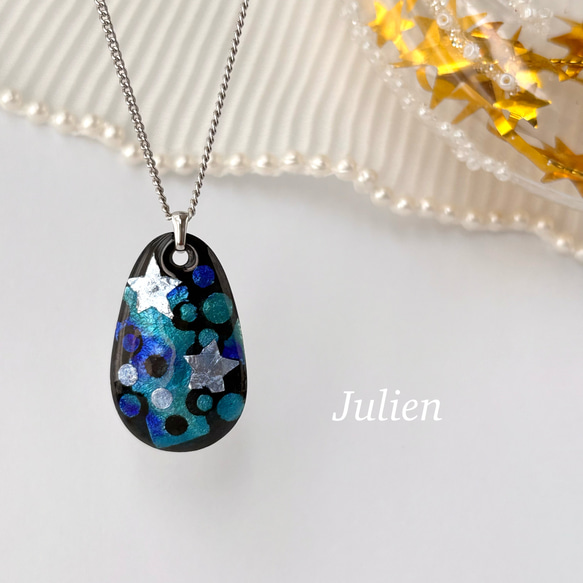 七宝焼きネックレス (517) ネックレス・ペンダント 工房ジュリアン
