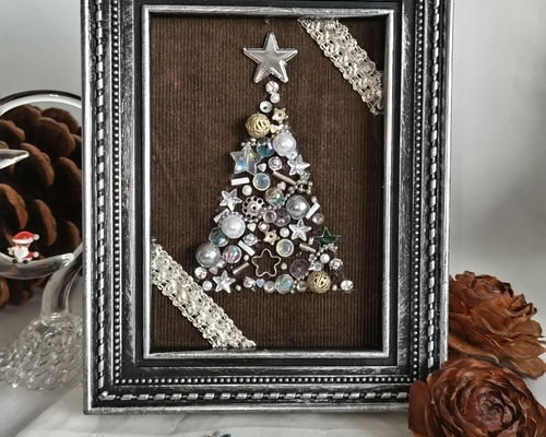 シックなシルバークリスマスツリー k クリスマスツリー Hacco 通販