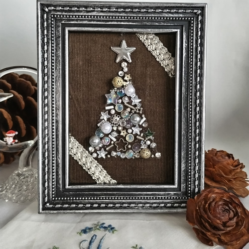 シックなシルバークリスマスツリー k クリスマスツリー Hacco 通販