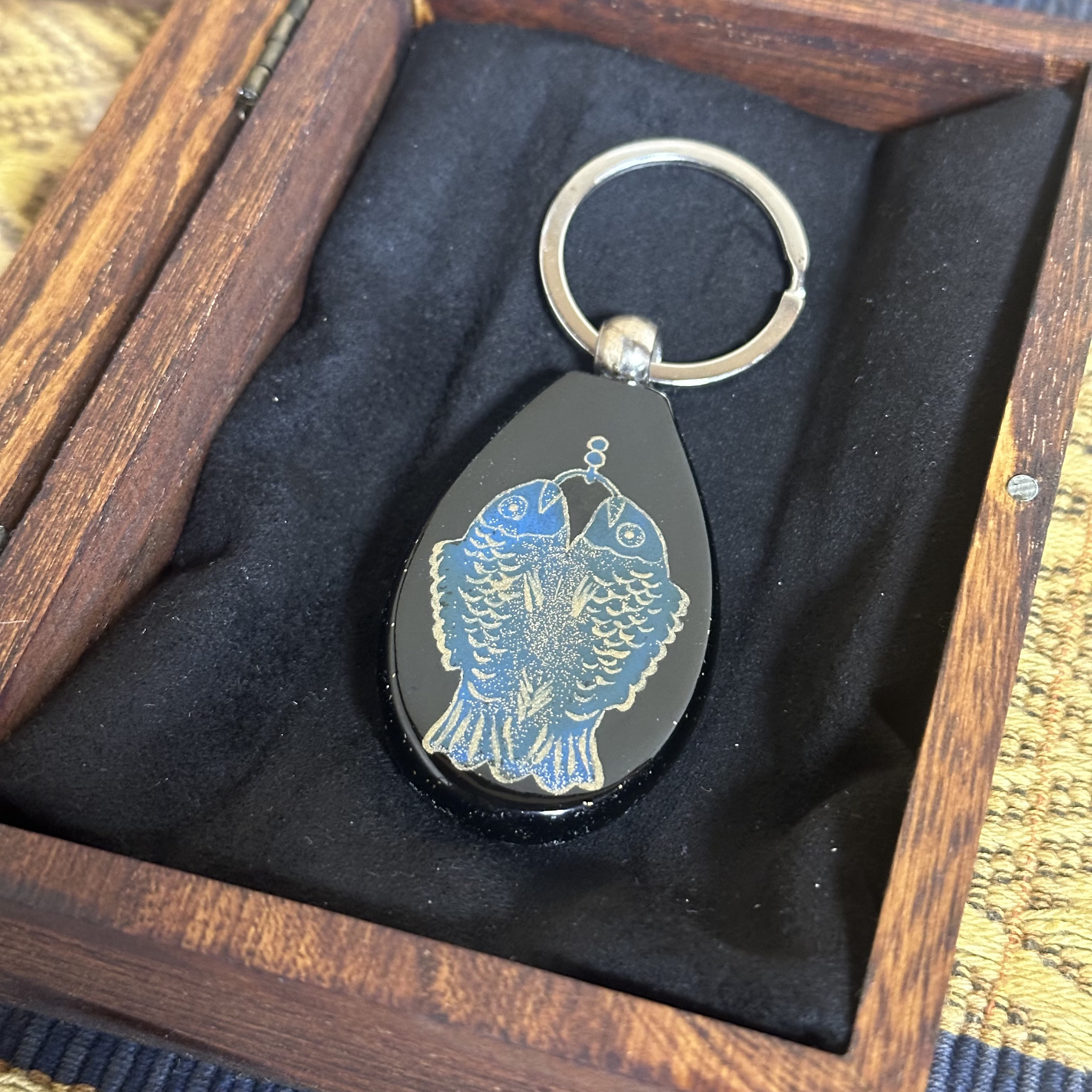 蒔絵　魚　キーホルダー