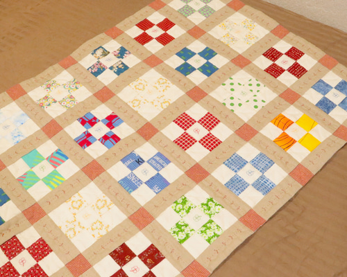 パッチワークキルト　ビンテージ　ハンドメイド ハンドメイド パッチワークキルト キルティングジャケット