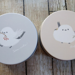 再販『Creema限定新作』『お正月ギフト2025』シマエナガのお正月アイシングクッキー缶※身体に優しいアイシング 5枚目の画像