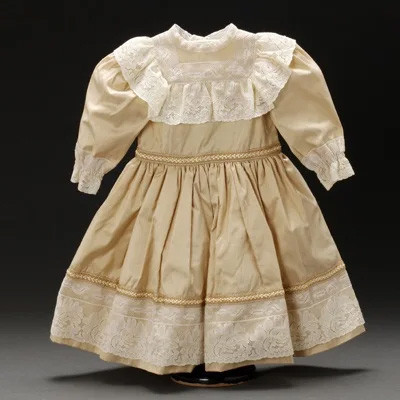 人形用シルクタフタ生地ドレス（No.2967）