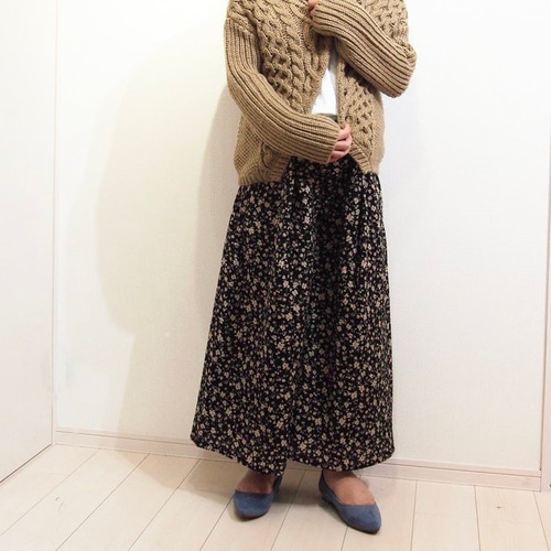 ﾗｽﾃｨｯｸﾛｰﾌﾞ/ ケーブル ニット カーディガン セーター ＜ネイビー