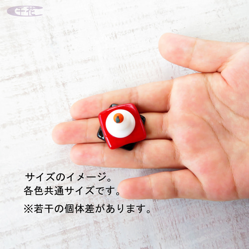 ガラスのミニ鏡餅＊台座オレンジ＆ブラック＊三宝アンバー＊お正月飾り