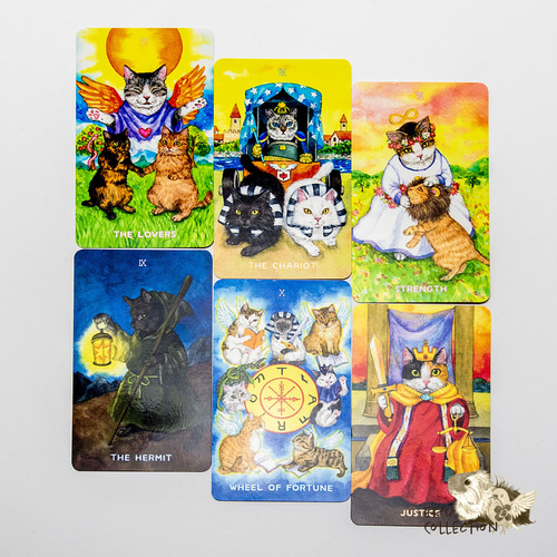 にゃんこタロット〜可愛い猫のイラストが描かれたタロットカード