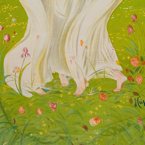 T-113　アンティーク絵　アート　絵画　広告カレンダー　1918年紙もの T-113 アンティーク絵 アート 絵画 広告カレンダー 1918年紙もの