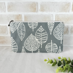 ぺたんこトートバッグ 布バッグ A4収納 北欧 フラワーブーケ柄