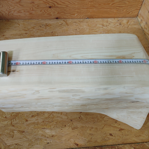 四国霊峰石鎚山産②天然無垢 ひのき 切り株テーブル &椅子&ベンチ3点