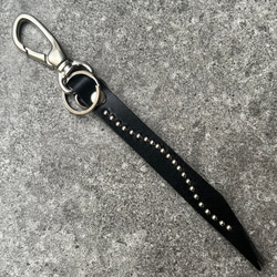 ホーウィンクロムエクセル キーホルダー キーリング スタッズ 茶芯