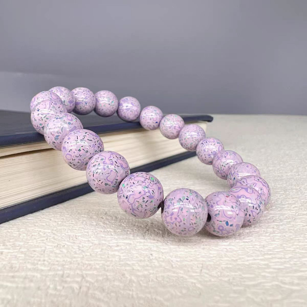 ハンドメイド ブレスレット バングル 漆器 漆塗り リストバンド 古代の技術 紫檀 螺鈿 オパール 誕生日 周年記念日