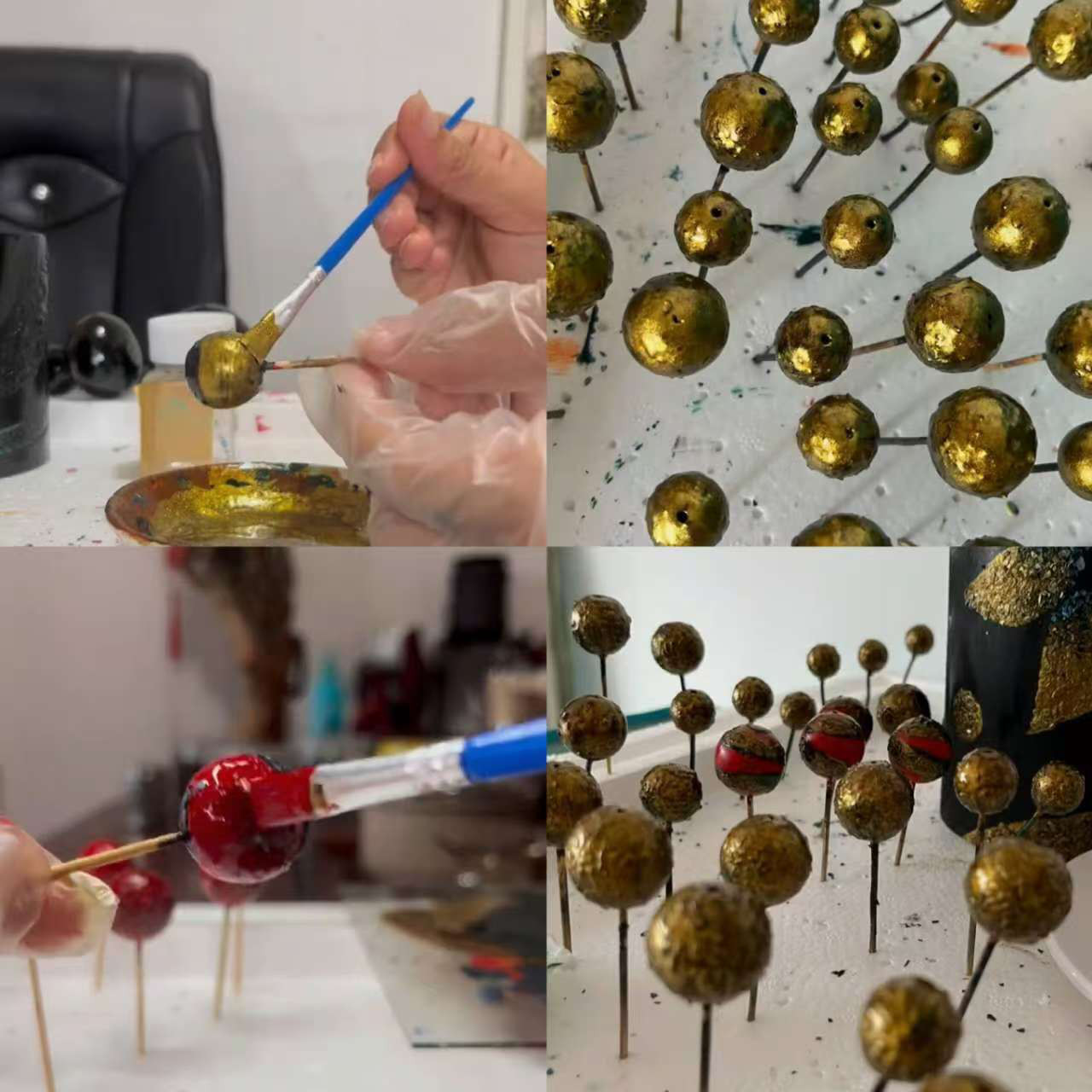 ハンドメイド ブレスレット バングル 漆器 漆塗り リストバンド 古代の技術 紫檀 螺鈿 オパール 誕生日 周年記念日