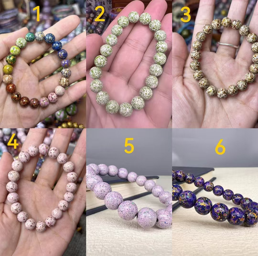 ハンドメイド ブレスレット バングル 漆器 漆塗り リストバンド 古代の技術 紫檀 螺鈿 オパール 誕生日 周年記念日