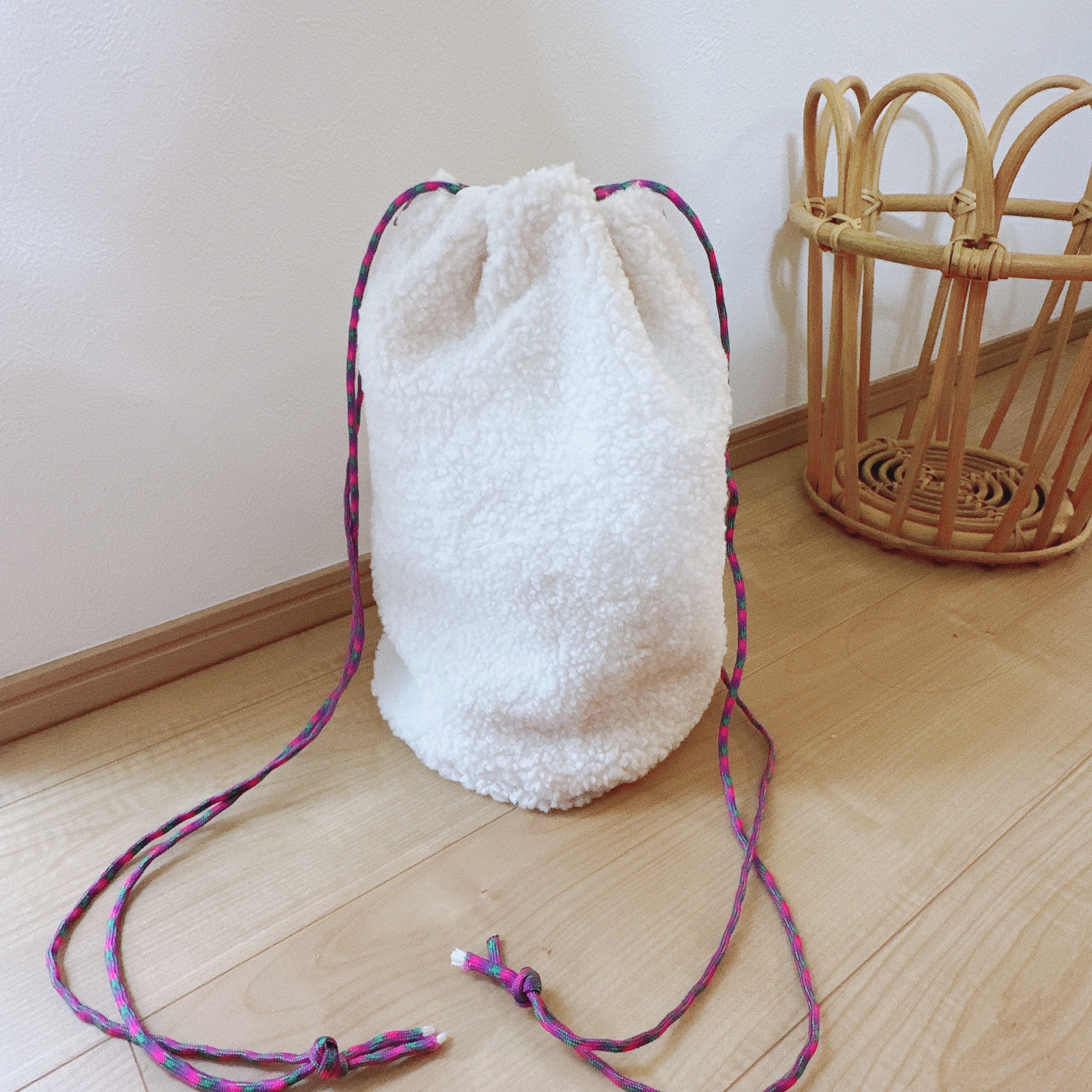 【オーダー可】モコモコ巾着♡冬用