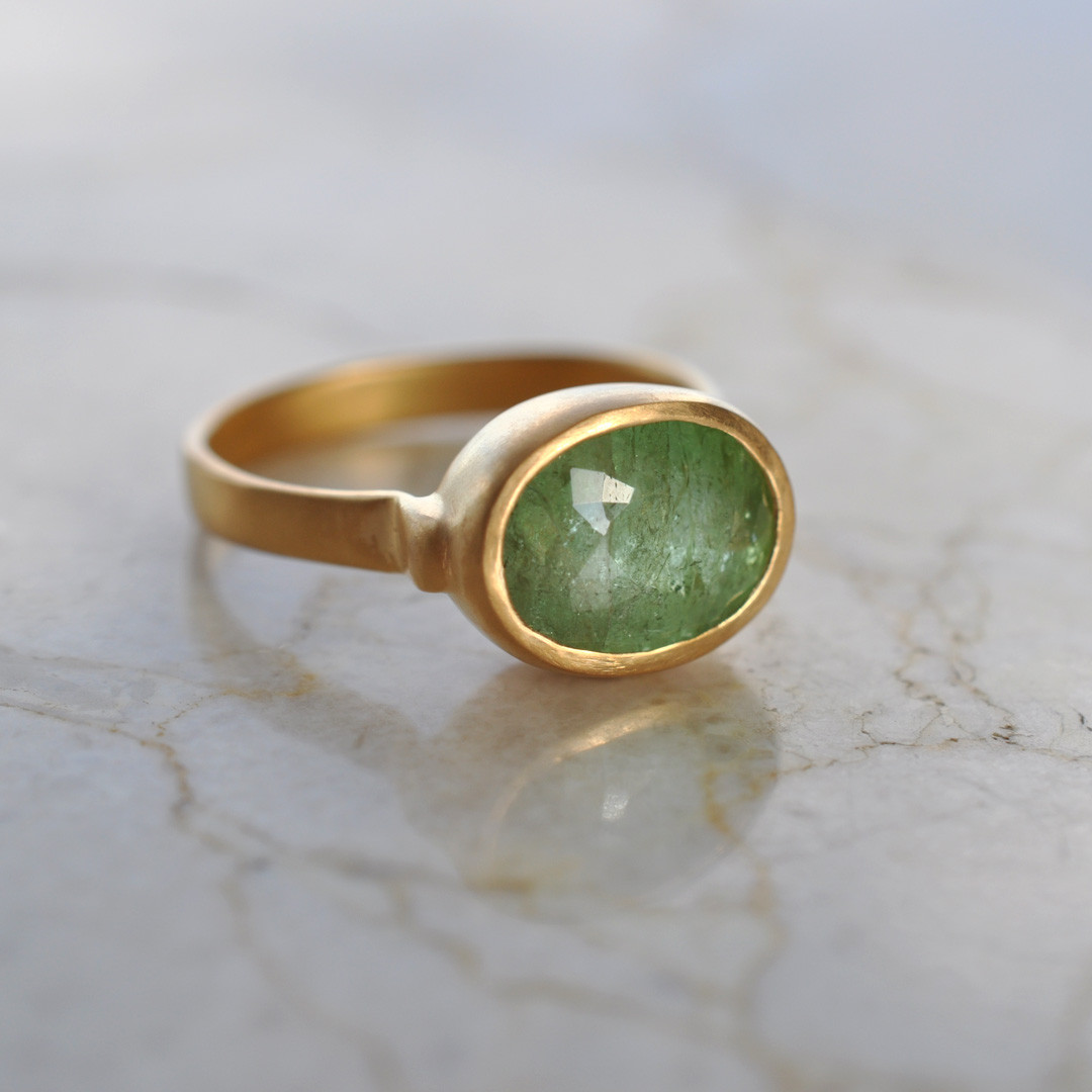 Tourmaline Ring　インクルージョントルマリン リング