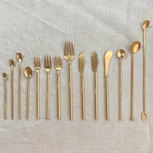 ジュエリー職人が作る気まぐれ真鍮カトラリー【small】 カトラリー