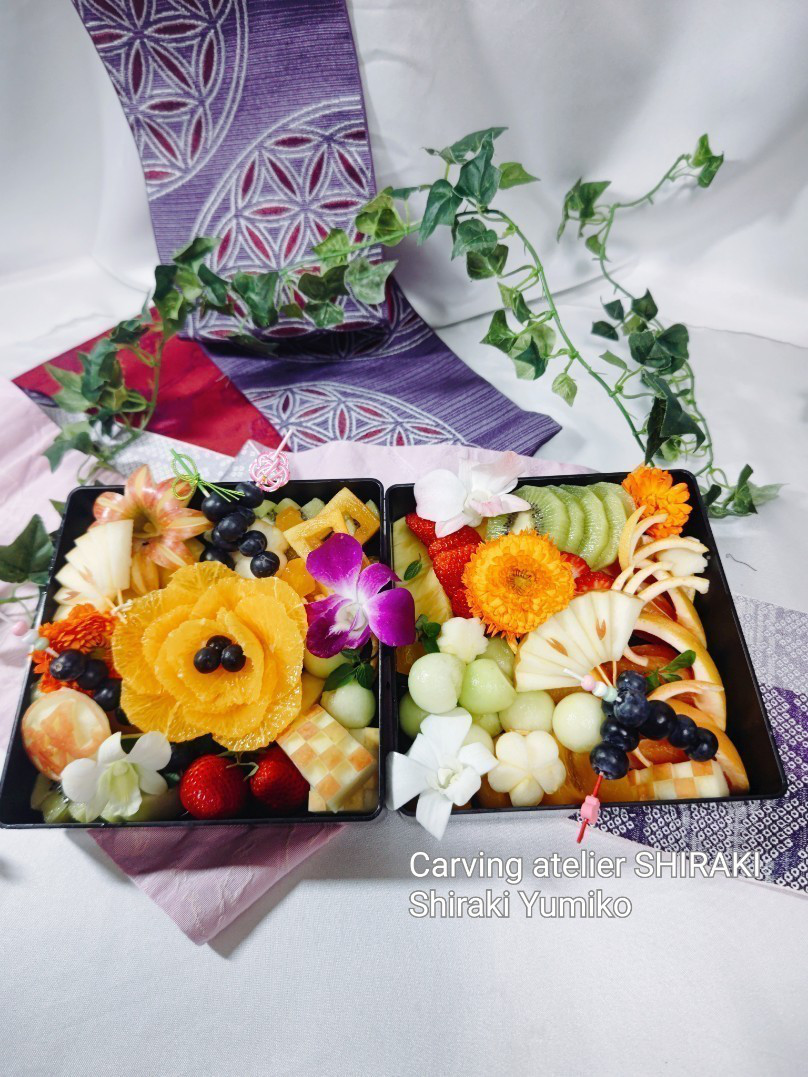 フルーツお重　　プレゼント　正月　ギフト　お歳暮　誕生日　　クリスマス