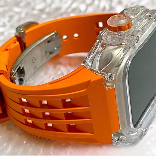 数量限定！在庫処分セール 売り切れ御免 ☆アップルウォッチバンドラバーベルトカバー ケース AppleWatch ラバーベルト
