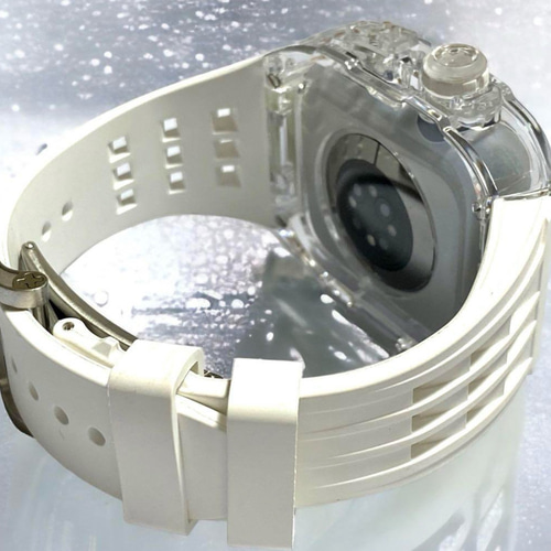 ☆アップルウォッチバンド ラバーベルト カバー Apple Watch クリア ケース 44mm 45mm SE SE その他ファッション Tick-Tock Carnival 通販|Creema(クリーマ) 18597740 ☆アップルウォッチバンド ラバーベルト カバー Apple Watch クリア ケース 44mm 45mm SE SE その他ファッション Tick-Tock Carnival 通販|Creema(クリーマ) 18597740