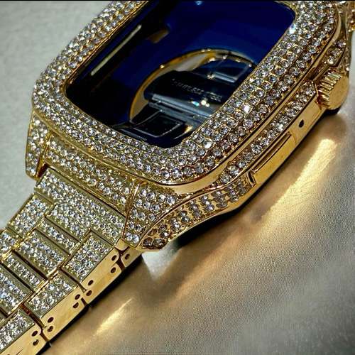 アップルウォッチバンド ステンレス カバー キラキラ Apple Watch  