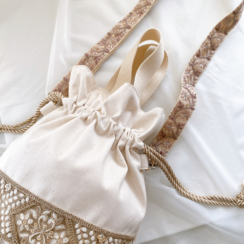 インド刺繍リボン】ショルダーストラップ スマホショルダー ネック