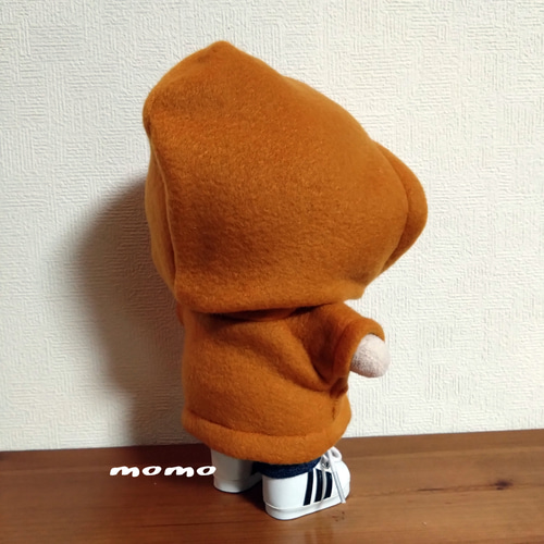 セミオーダー】ぬいぐるみ服 着せ替え フリースダッフルコート