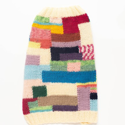 犬服 ニット セーター 手編みオーダー ウール100%